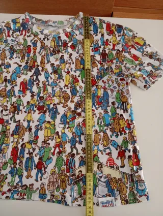 Camiseta Zara ¿Dónde está Wally? Mujer
