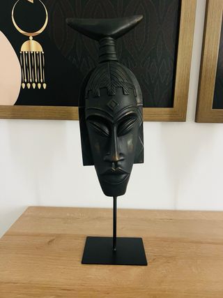 2 Figuras Máscaras Étnicas Decorativas
