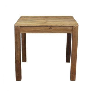 Tavolo da Pranzo Quadrato 80x80cm Legno Riciclato
