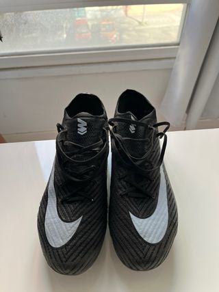 Botas de fútbol Nike Air Zoom negras