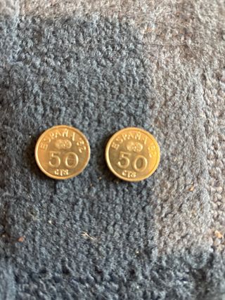 2 Monedas Españolas 1980 Rey Juan Carlos I