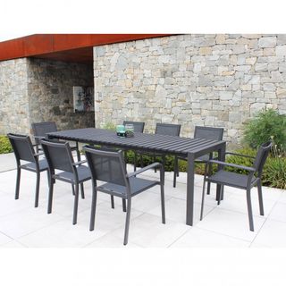 Tavolo Allungabile 182/237cm Alluminio Antracite