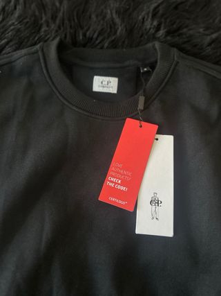 Sudadera C.P. Company Negra Técnica