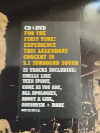 NIRVANA. Live at Reading CD + DVD