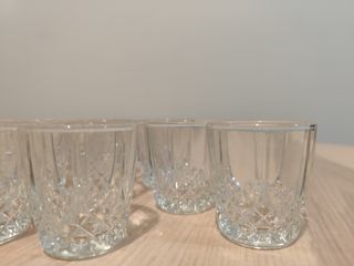 Set 12 Vasos Chupito Cristal Tallado