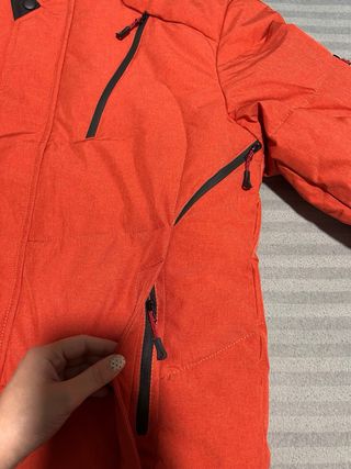 Chaqueta de montaña naranja hombre