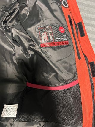 Chaqueta de montaña naranja hombre