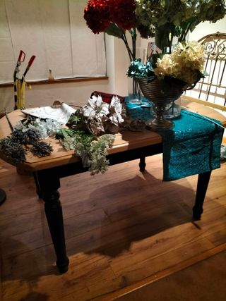 Mesa de comedor madera y metal