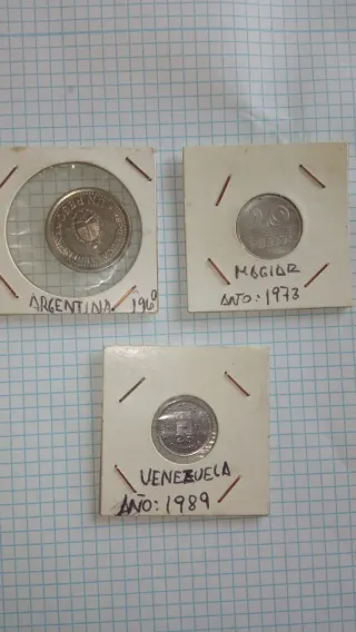 Lote 3 Monedas Antiguas