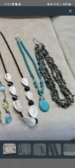 Collares y anillos.se pude hacer lotes