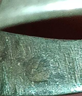 Anillo Plata Vintage 70s Diseño Textura T19