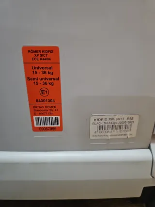 Silla coche Romer Isofix niño