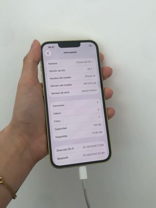 iPhone 14 Amarillo 100% bateria original
