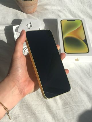 iPhone 14 Amarillo 100% bateria original