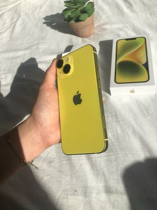 iPhone 14 Amarillo 100% bateria original