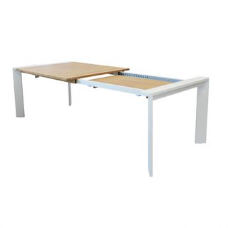 Tavolo Allungabile Alluminio Effetto Legno 200/250