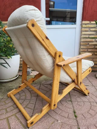 2 Sillones Plegables Madera