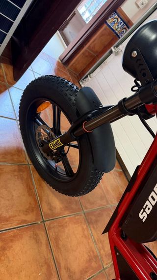 Bicicleta Eléctrica 1200W Roja