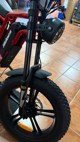 Bicicleta Eléctrica 1200W Roja