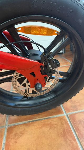 Bicicleta Eléctrica 1200W Roja