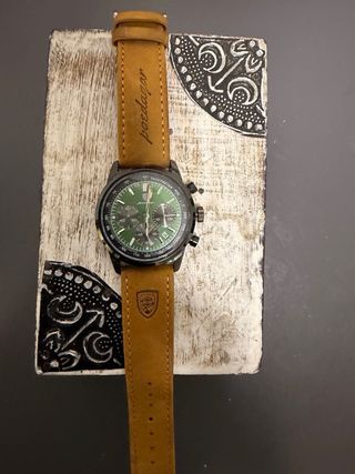 Reloj Rockager Correa Piel Marrón/Beige