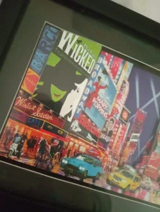 Cuadro Broadway Musicales POP-UP ART 3D