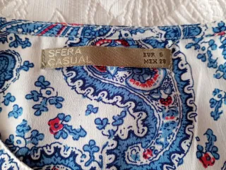 Blusa Sfera Estampada Talla S