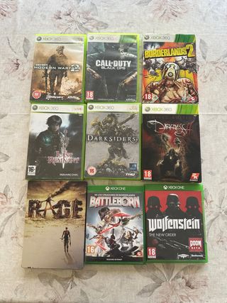 Pack juegos xbox 360 y one