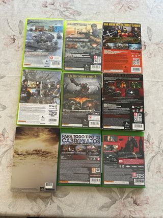 Pack juegos xbox 360 y one