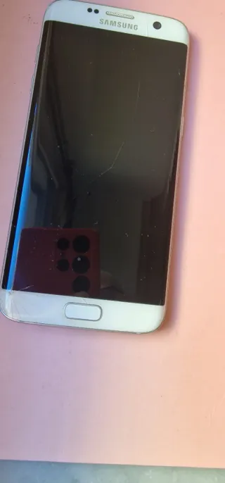 Samsung Cellulare Bianco Schermo Rotto,