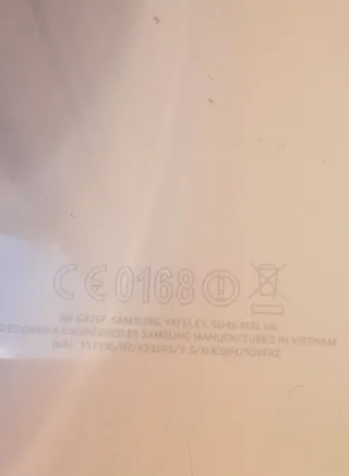 Samsung Cellulare Bianco Schermo Rotto,