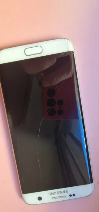 Samsung Cellulare Bianco Schermo Rotto,