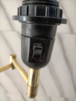 Lámpara de pie vintage metal.p