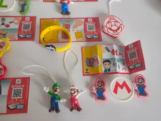 Lote Figuras Mario y Luigi Kinder Sorpresa