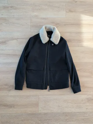 Chaqueta H&M Invierno Talla S azul marino