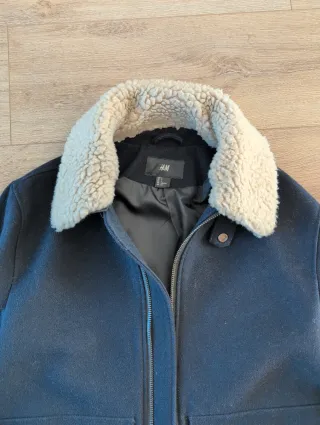 Chaqueta H&M Invierno Talla S azul marino