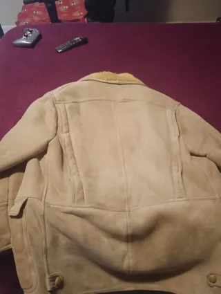 Cappotto Montone Beige/Marrone