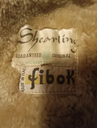 Cappotto Montone Beige/Marrone