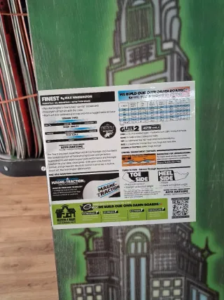 Tabla Snowboard 157 GNU the finest 2024