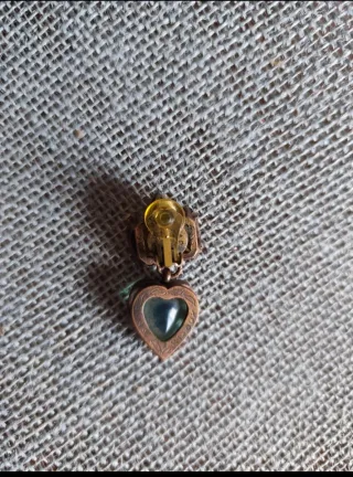 Pendientes vintage Gas Bijoux amarillos y turquesa