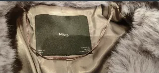 Abrigo oversize Mango Lila NUEVO