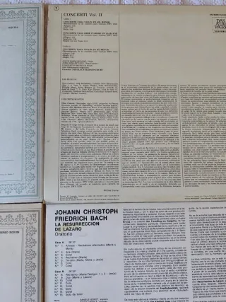 Vinilos. Bach J.S. e Hijos