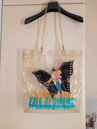 Borsa Vintage Anni '90 Vola al Cinema Trasparente