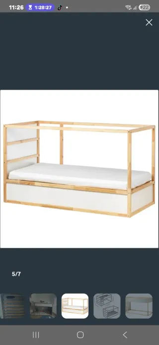 Cama litera reversible IKEA Kura
