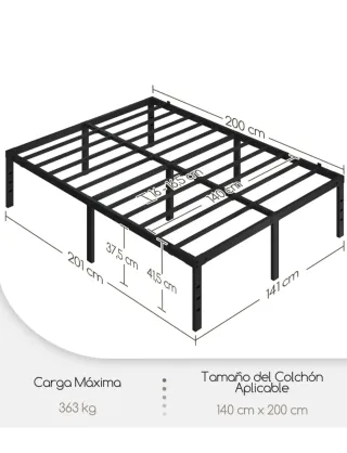 Somier Cama de matrimonio.