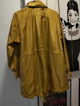 Chaqueta Reversible Beige y Amarilla