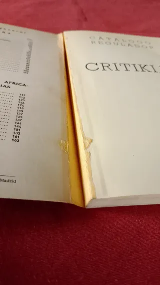 Catalogo Regulador, 1976 ~ 77 España