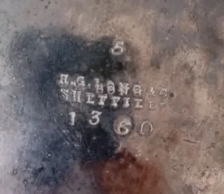 Cafetera inglesa victoriana siglo XIX.