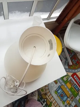 2 Lámparas IDENTICAS Techo Ikea Campana Blanca