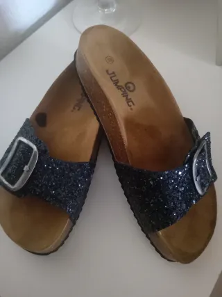 Sandalias Jumping n°39 Piel Glitter